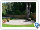 Sandstone Patio & Jacksons Fence