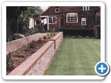 Stone Wall/Shingle Paving