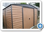 Metal Shed on Concrete Base